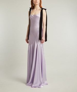 Nina Ricci - Bow Satin Gown image number 2