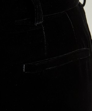Nina Ricci - Bootcut Fluid Velvet Trousers image number 4