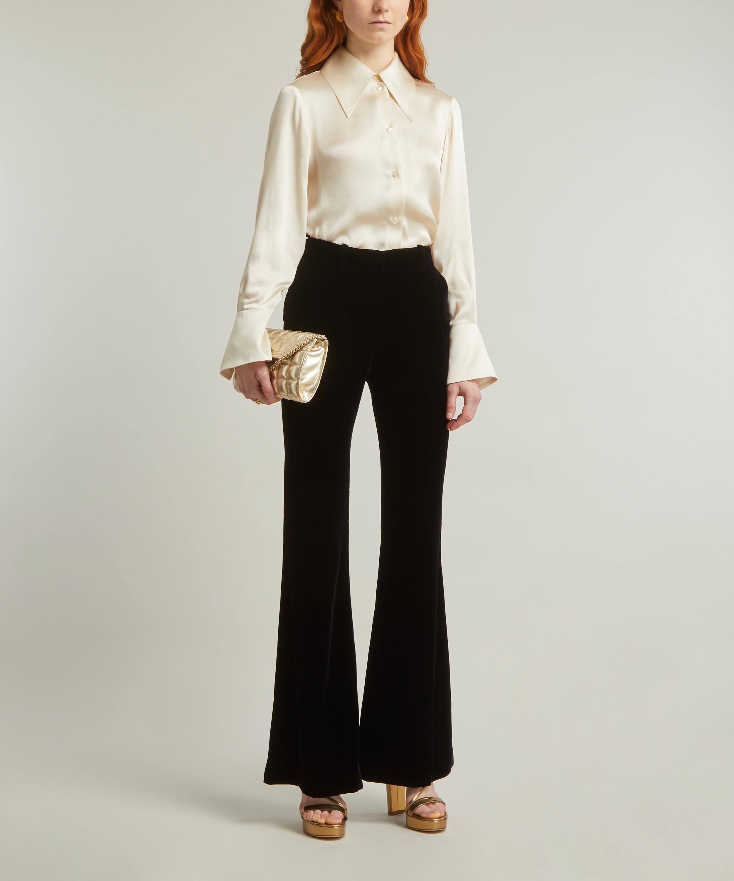 Nina Ricci - Bell Cuff Satin Shirt image number 1