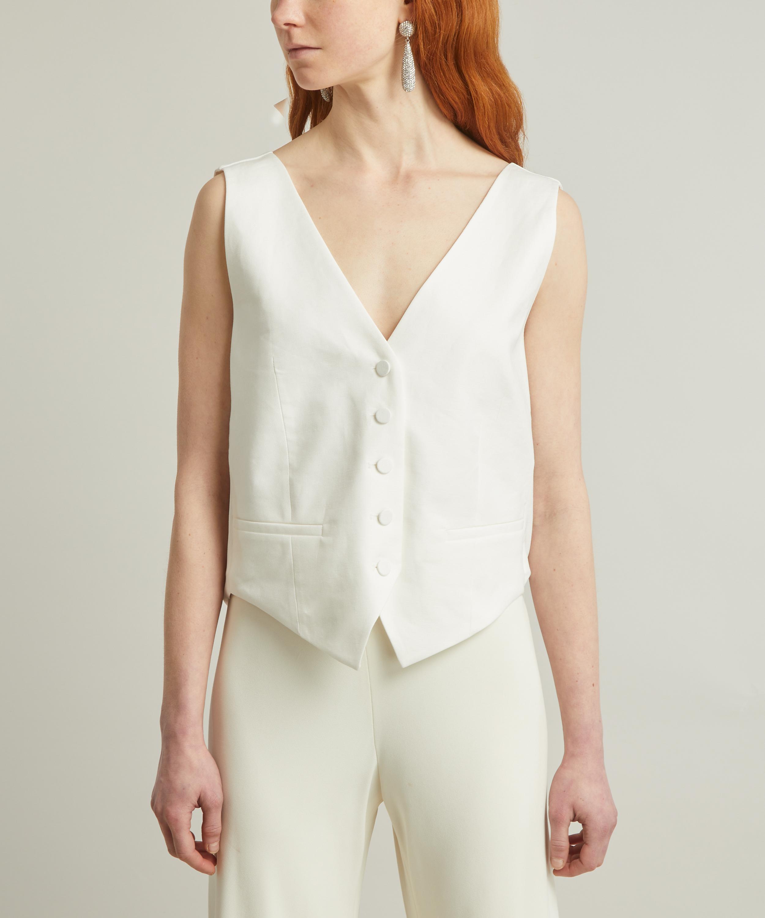 Nina Ricci - Draped Open-Back Vest image number 2