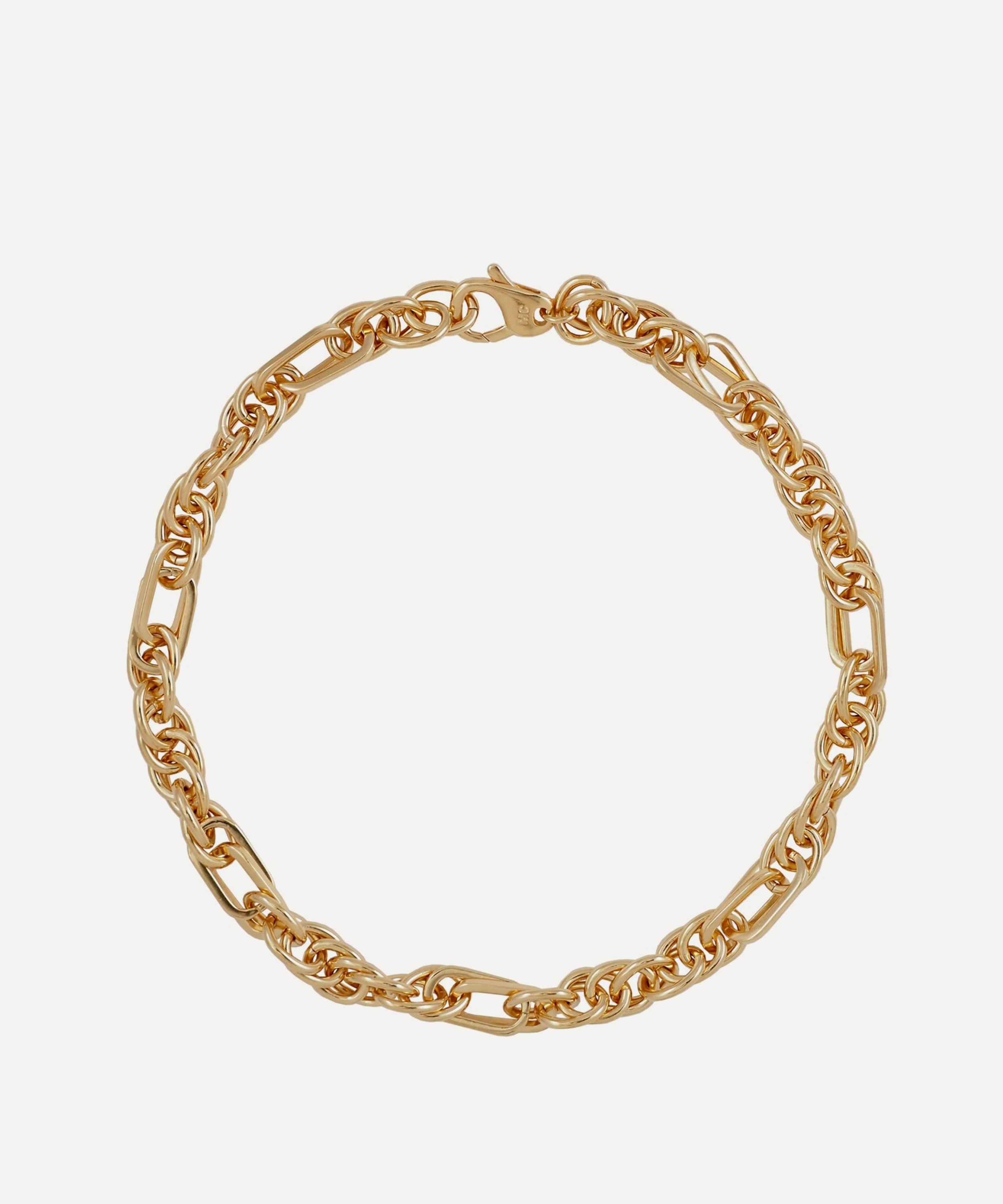 Martha Calvo - 14ct Gold-Plated Lafayette Chain Necklace