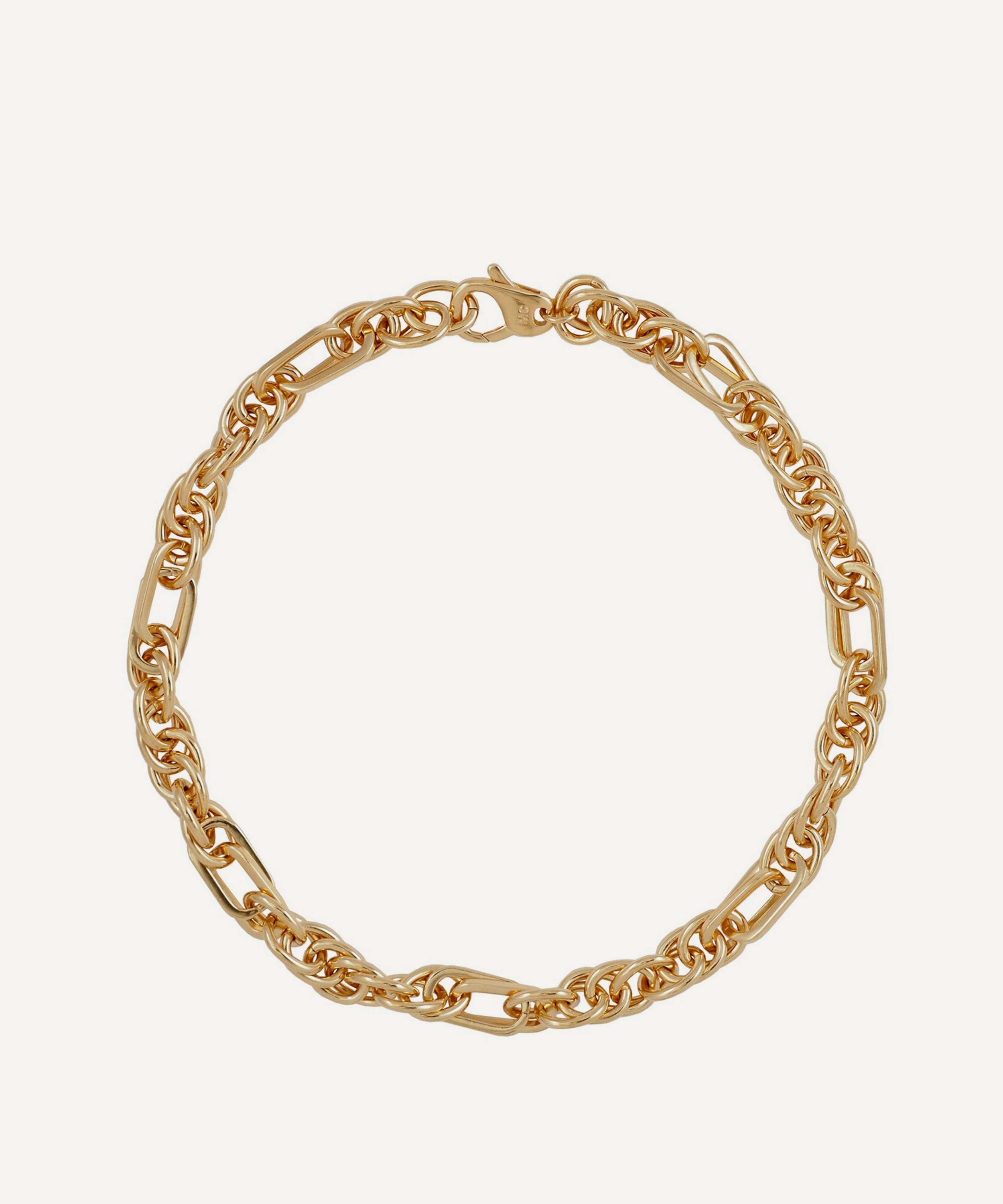 Martha Calvo - 14ct Gold-Plated Lafayette Chain Necklace