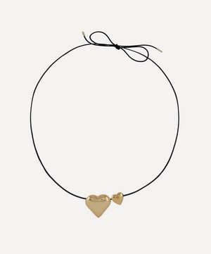 Martha Calvo - 14ct Gold-Plated Amor Cord Necklace image number 0