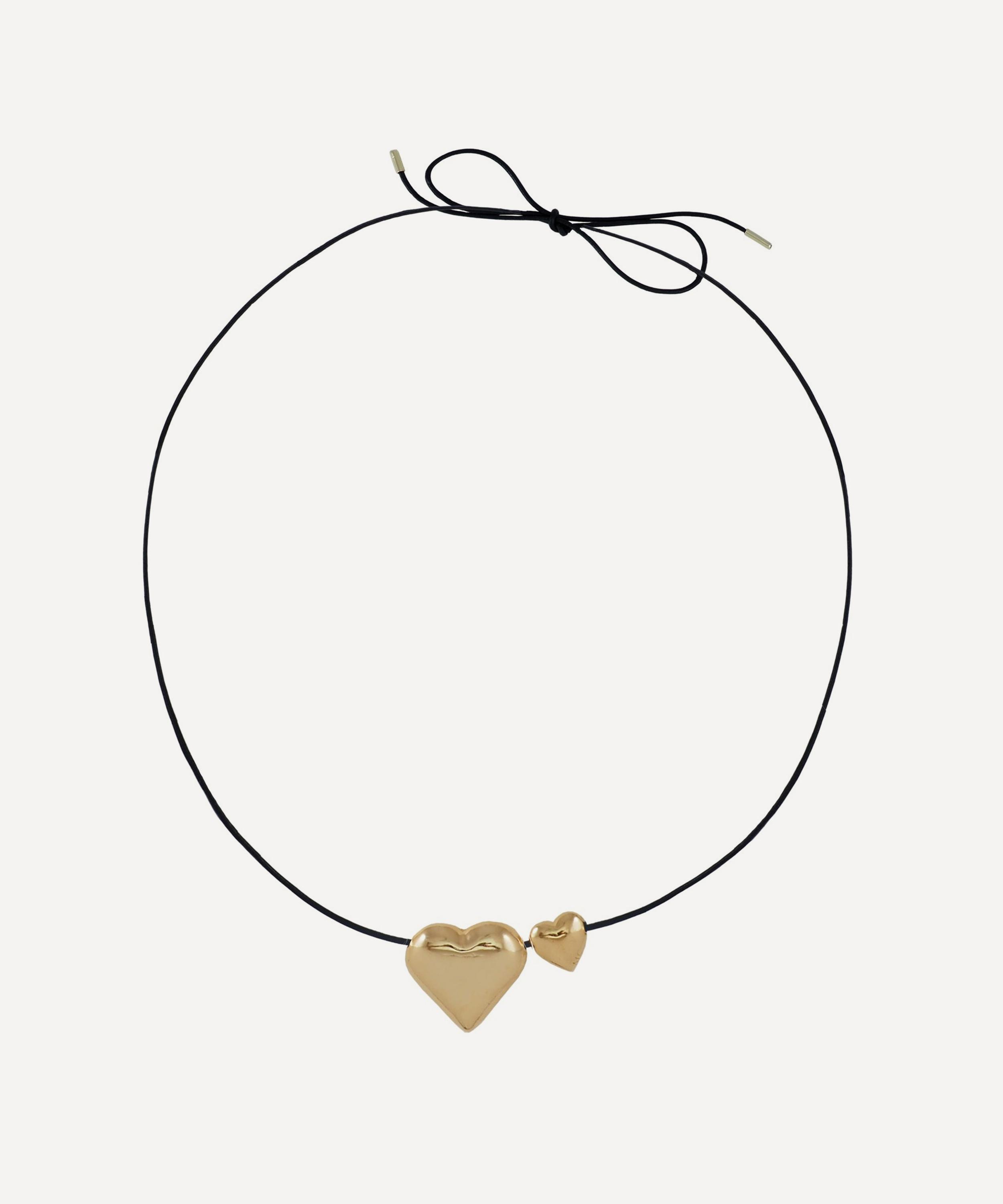 Martha Calvo - 14ct Gold-Plated Amor Cord Necklace image number 0