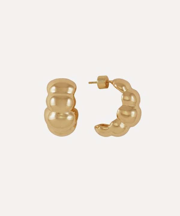 Martha Calvo - 14ct Gold-Plated Angelina Hoop Earrings image number null