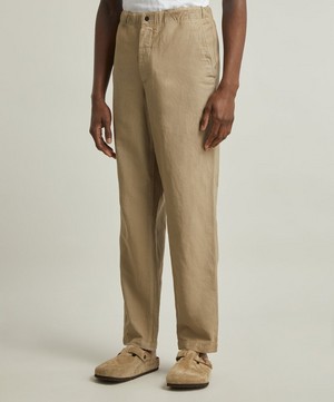 Norse Projects - Ezra Relaxed Cotton Linen Trousers image number 2