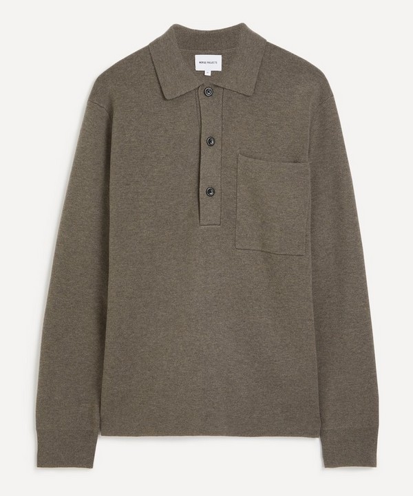 Norse Projects - Kian Merino Cotton Milano Polo  image number null