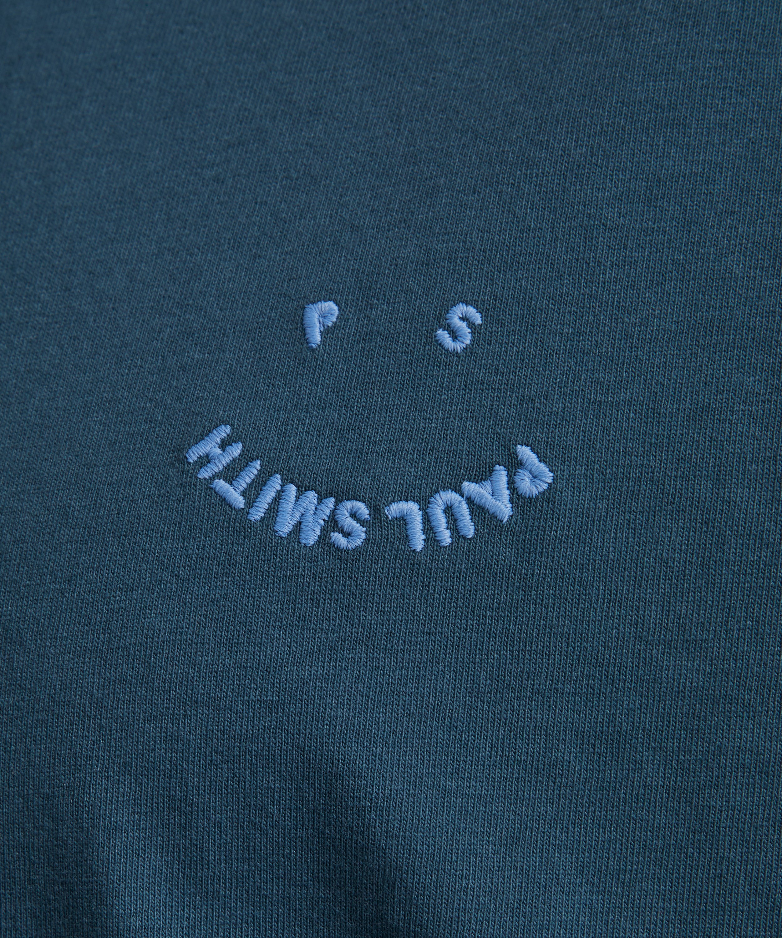 PS Paul Smith - Navy Cotton Happy Wave T-Shirt  image number 4