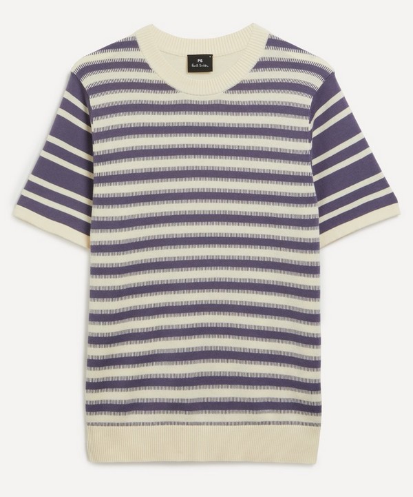 PS Paul Smith - Striped Cotton Knit T-Shirt image number null