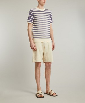 PS Paul Smith - Striped Cotton Knit T-Shirt image number 1