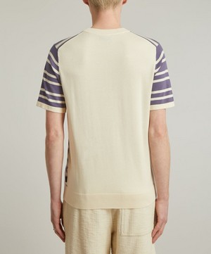 PS Paul Smith - Striped Cotton Knit T-Shirt image number 3