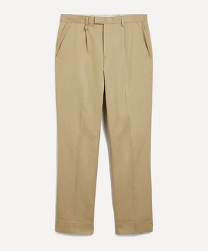 PS Paul Smith - Pleated Cotton-Blend Trousers image number 0