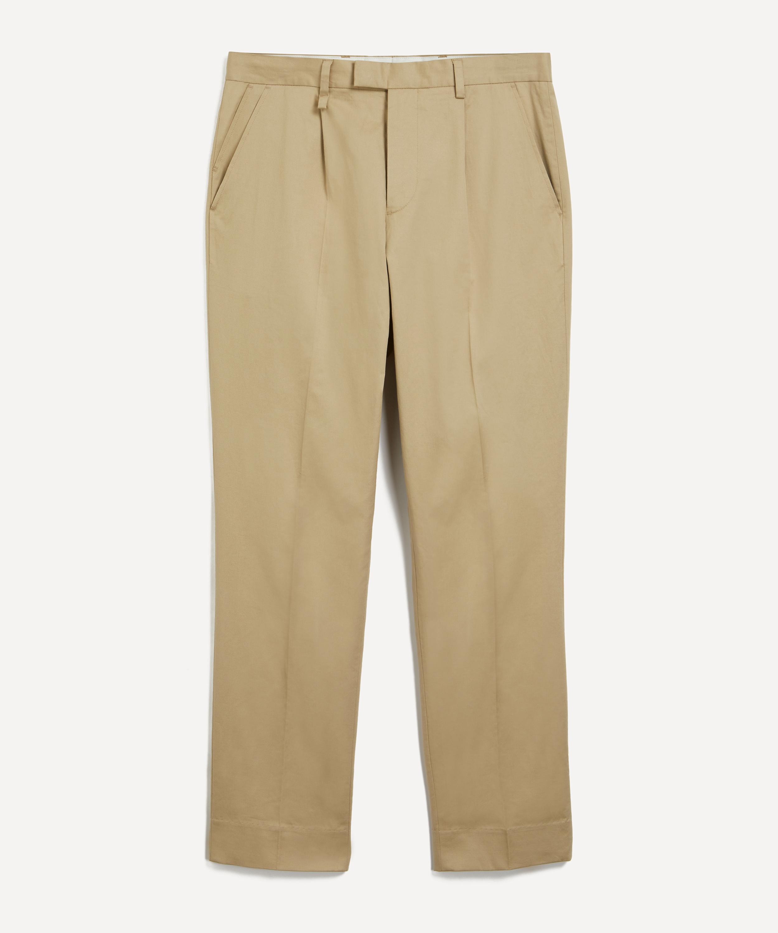 PS Paul Smith - Pleated Cotton-Blend Trousers image number 0