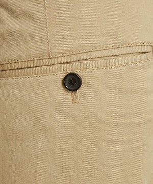 PS Paul Smith - Pleated Cotton-Blend Trousers image number 4