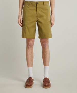 PS Paul Smith - Cotton Poplin Cargo Shorts image number 2
