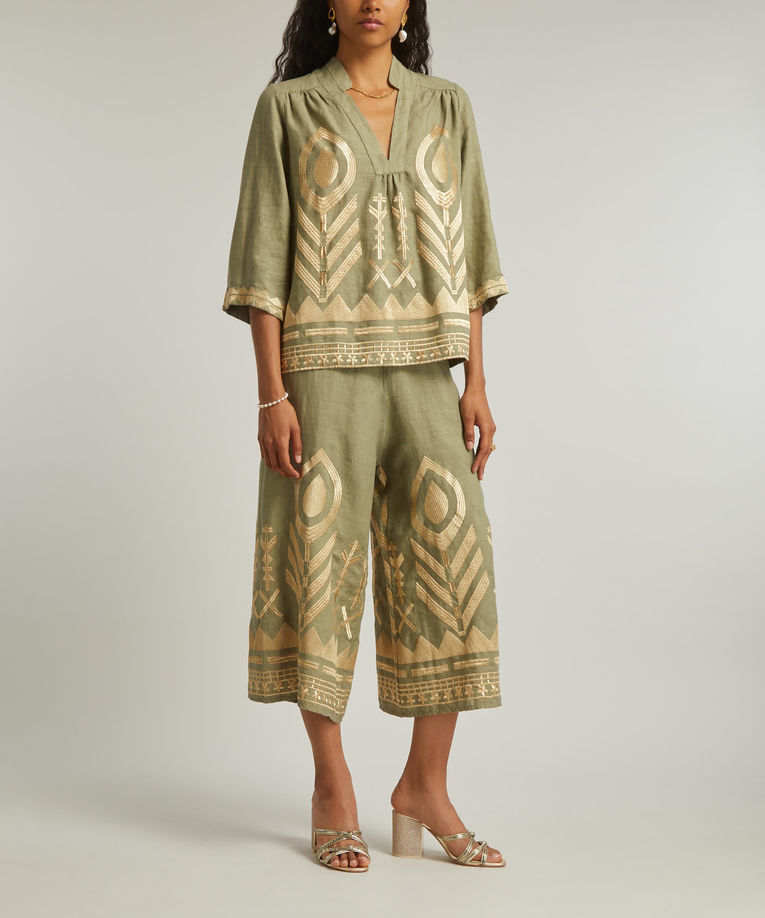 Kori - Linen Feather Blouse image number 1
