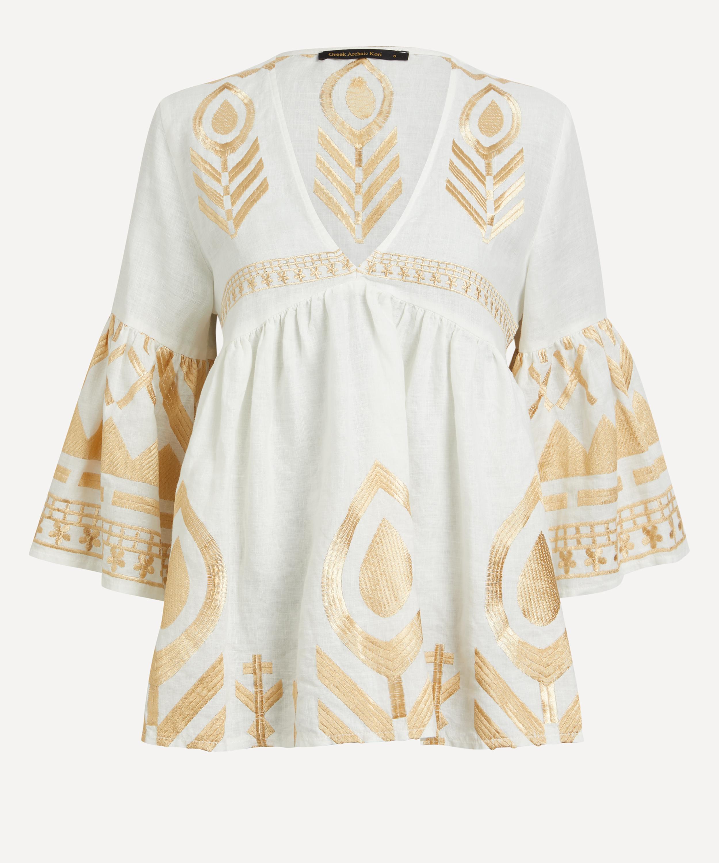 Kori - Linen Feathers Blouse image number 0