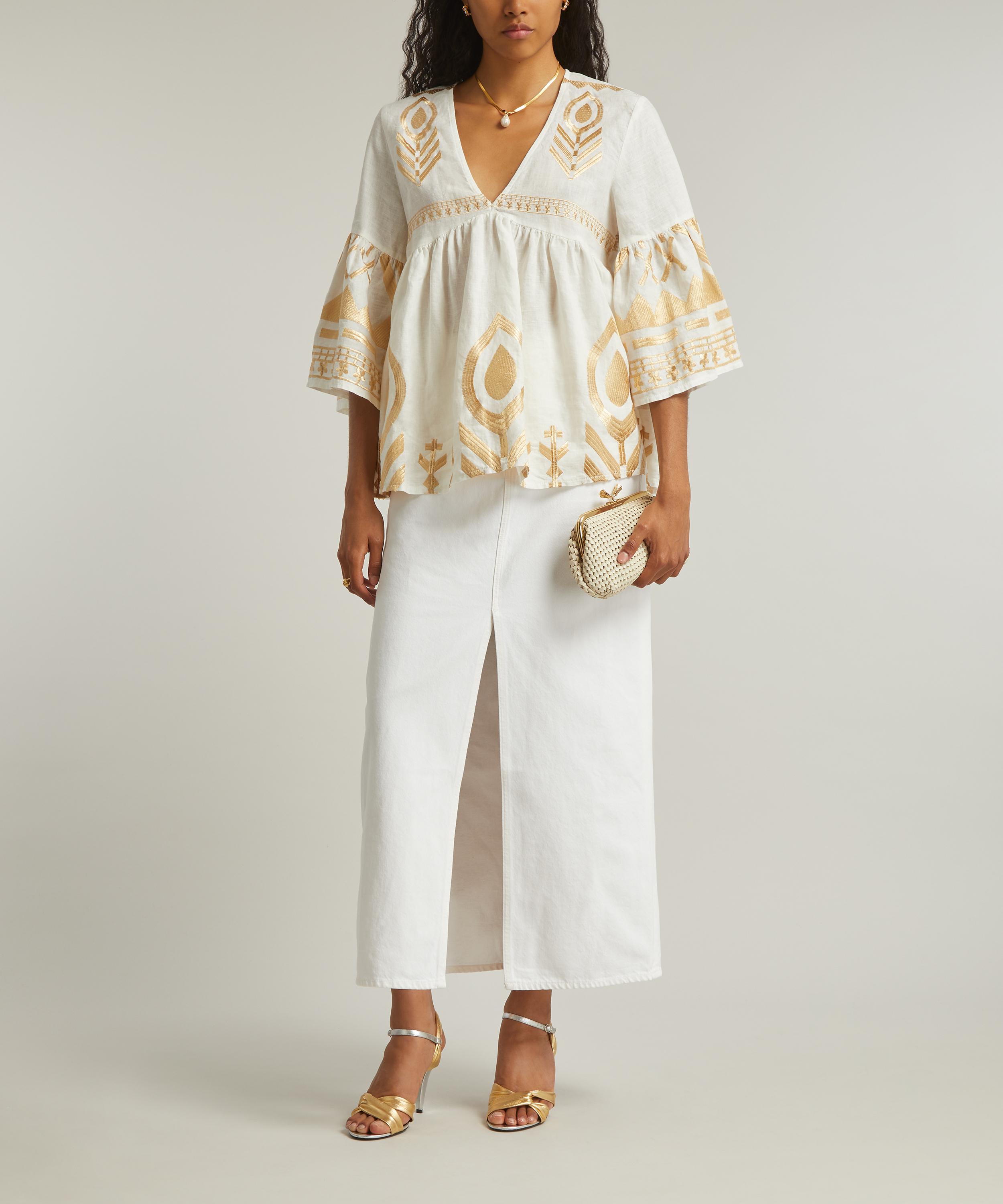 Kori - Linen Feathers Blouse image number 1