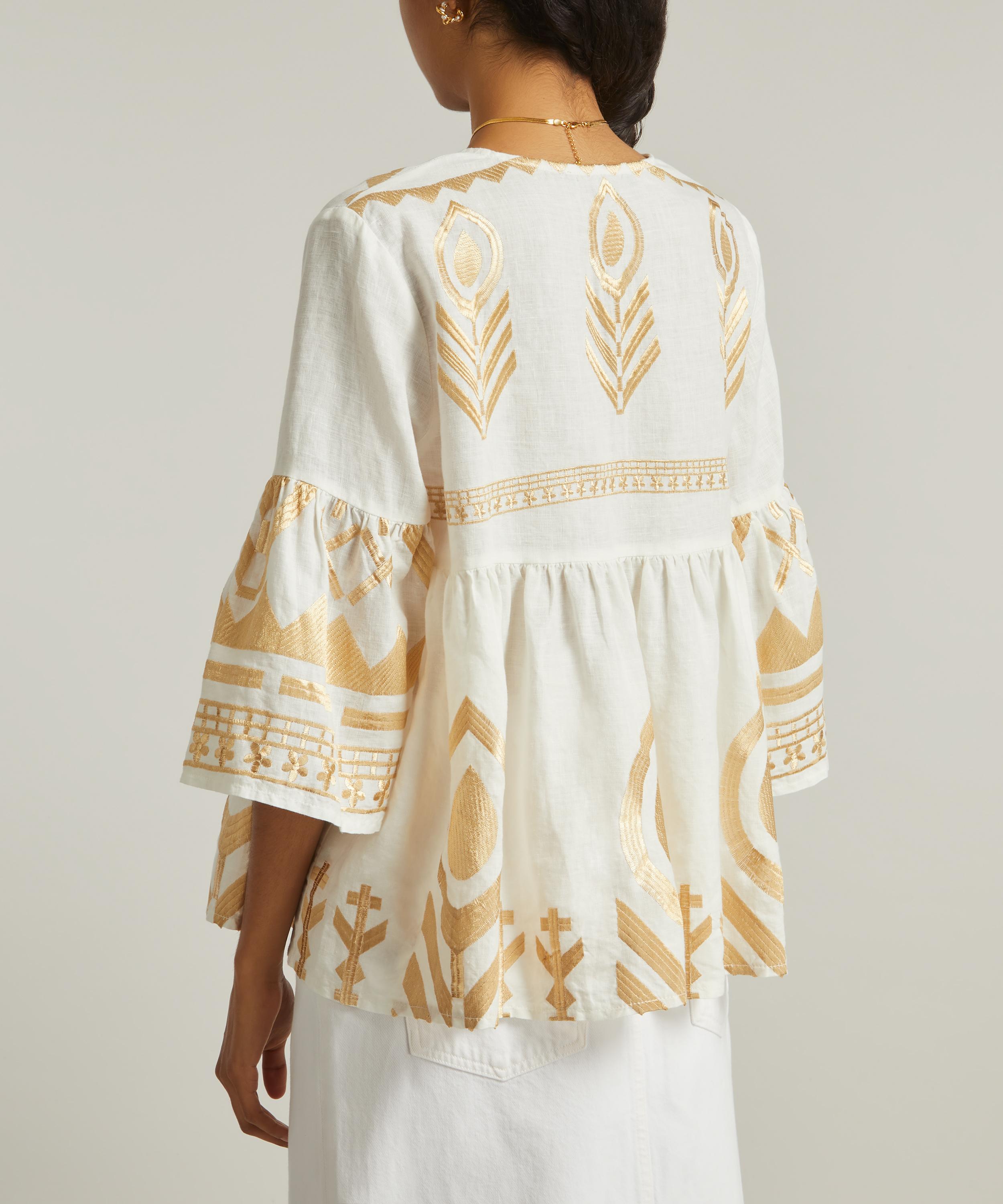 Kori - Linen Feathers Blouse image number 3