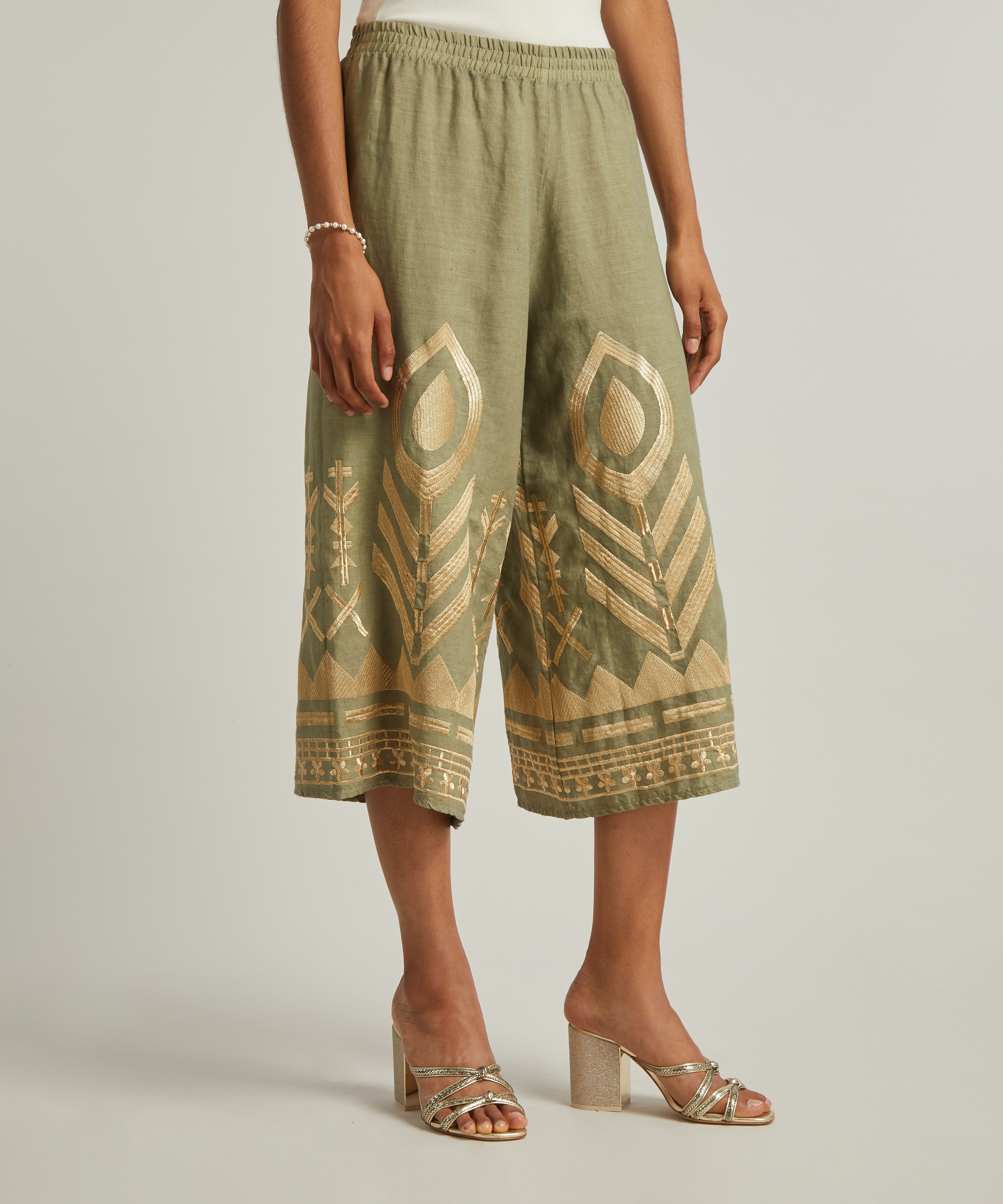 Kori - Linen Feathers Culottes  image number 2