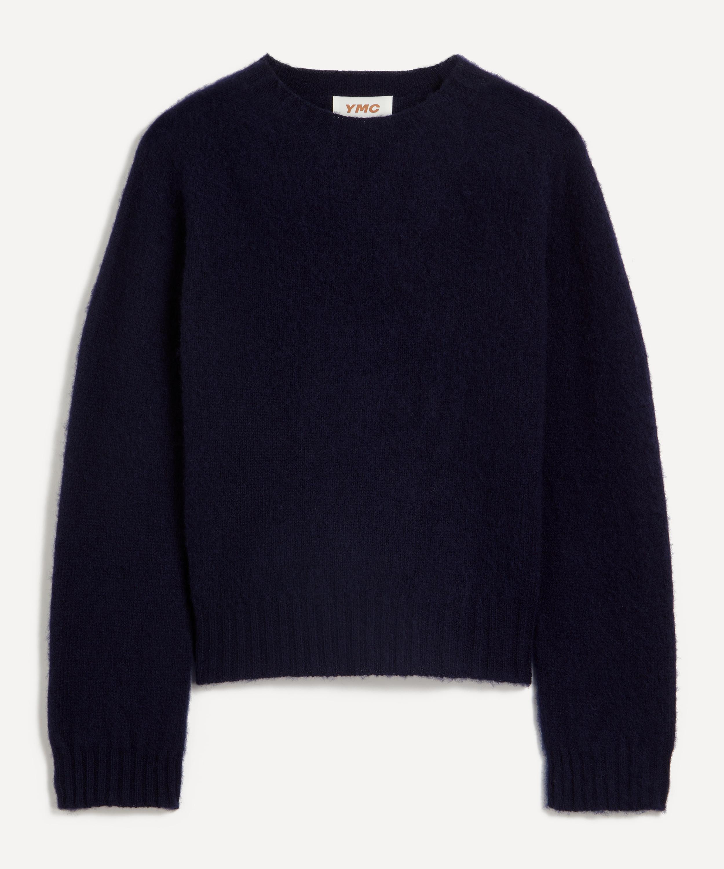 Acne Studios Brushed Jacquard Mohair-Blend Jumper