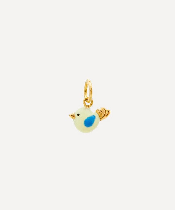 Atelier VM - 18ct Gold L’Essenziale Canarino Light Blue Charm image number null