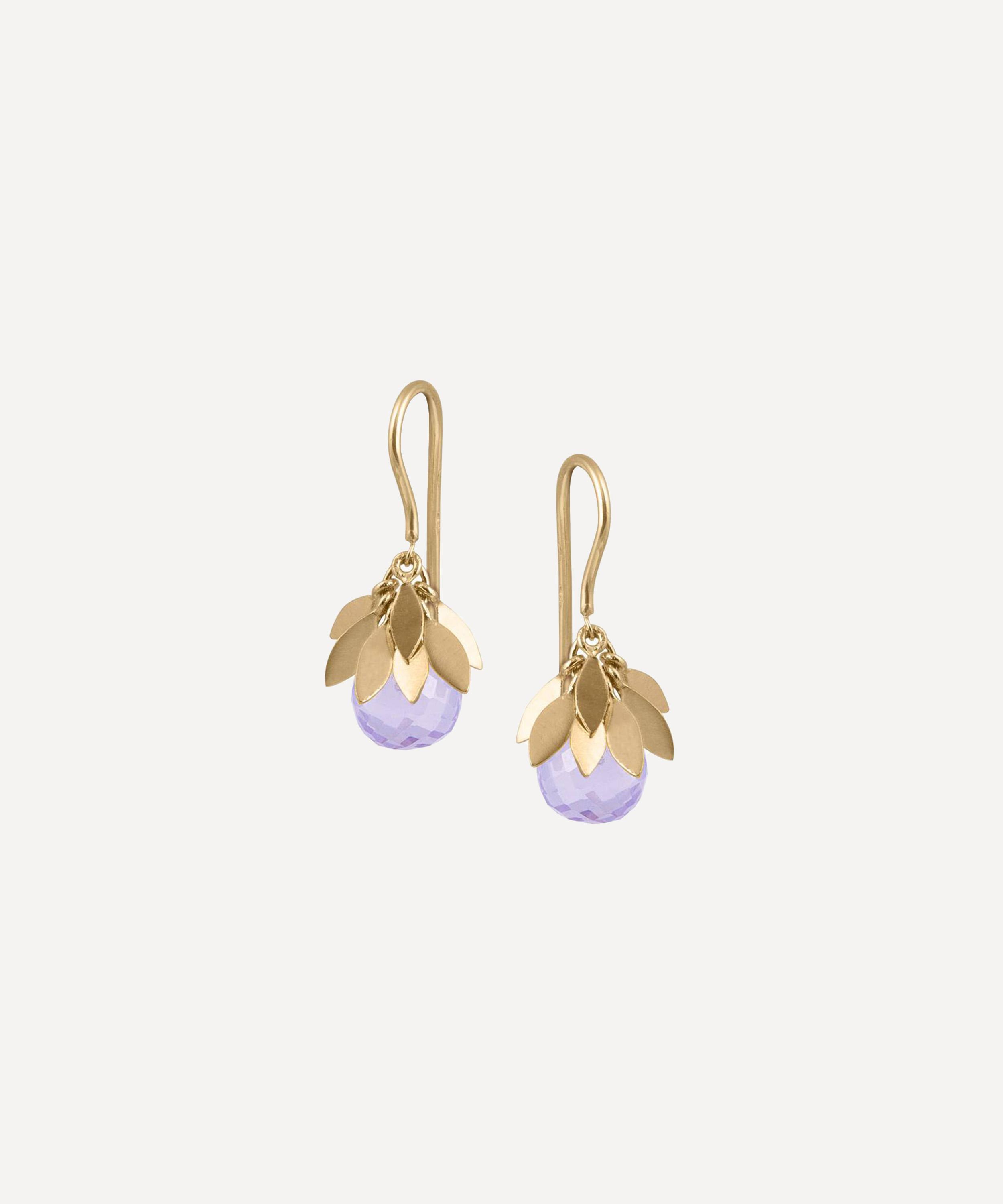 Atelier VM - 18ct Gold Sissi Lavender Amethyst Earring image number 0