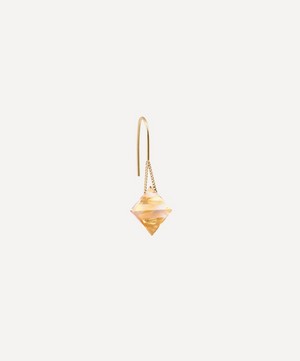 Atelier VM - 18ct Gold Cristal Citrine Quartz Earring image number 0