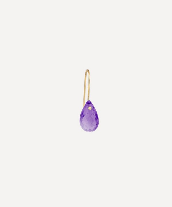 Atelier VM - 18ct Gold Betty Amethyst Drop Earring image number null
