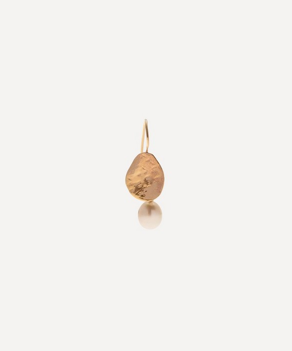 Atelier VM - 9ct Gold Lutetia White Pearl Earring image number null