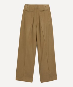 Acne Studios - Wide Leg Wool-Blend Suit Trousers image number 2