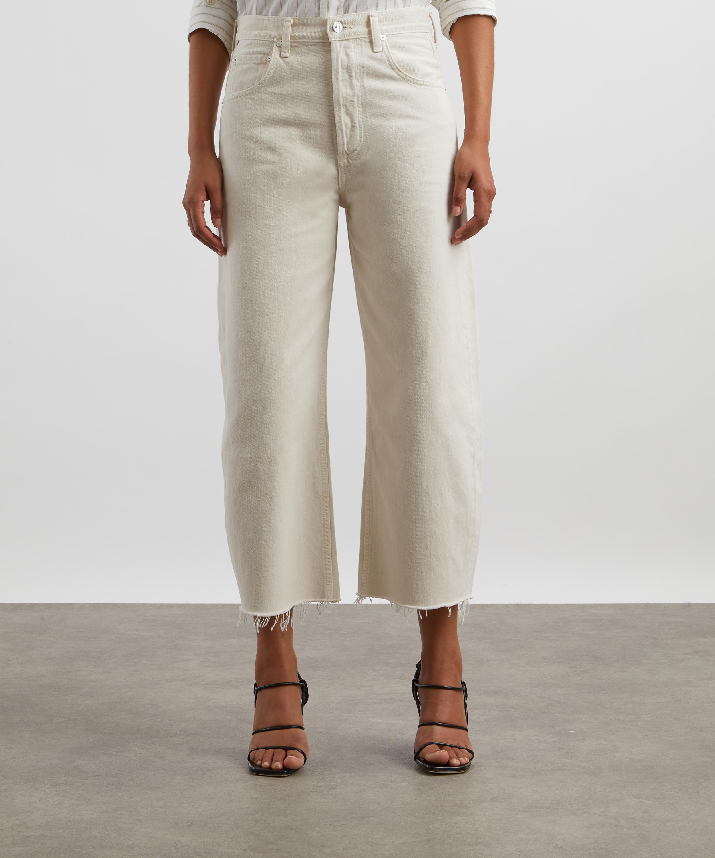 Citizens of Humanity - Ayla Raw Hem Crop Jeans in Twill image number 2