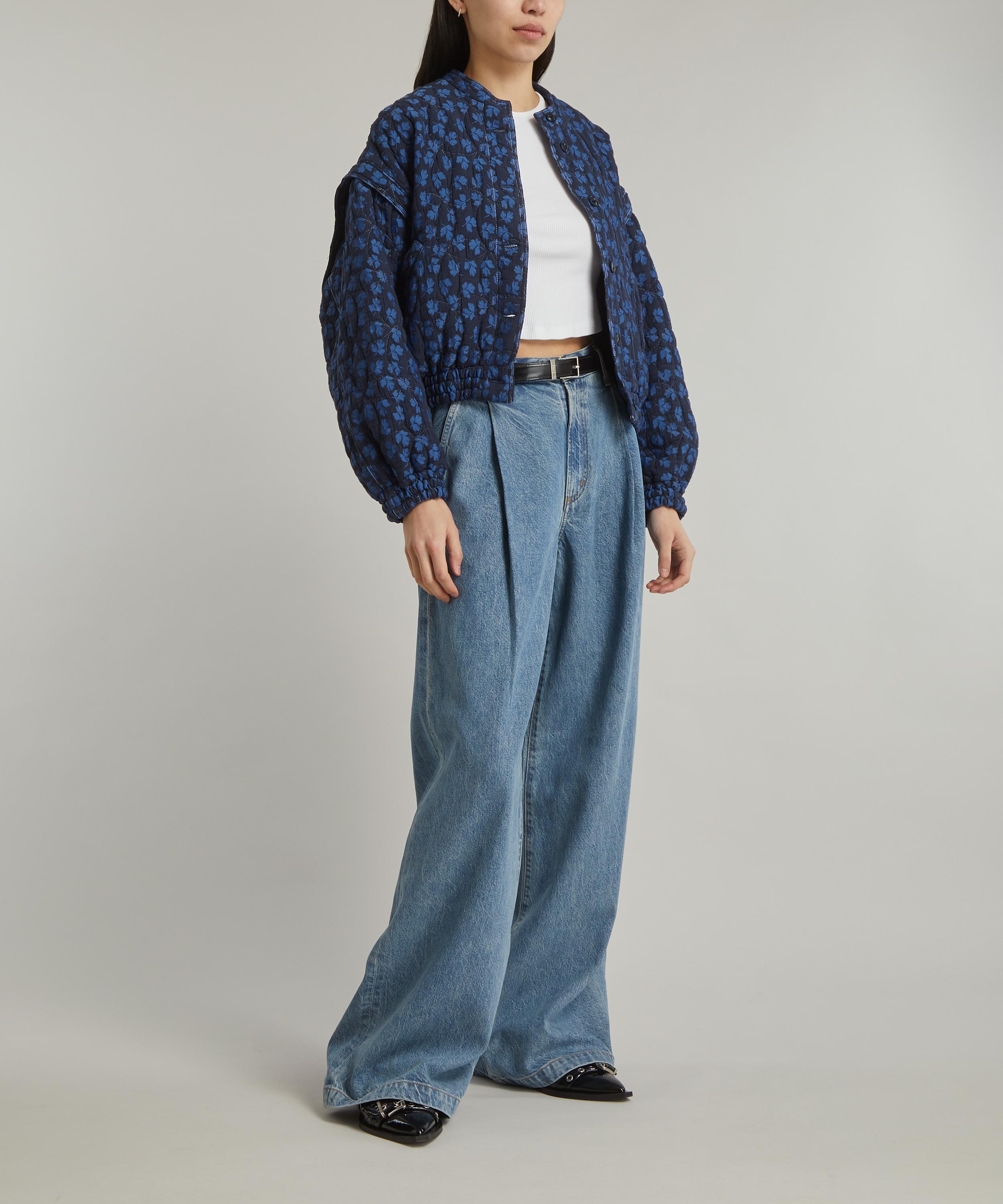 AGOLDE - Ellis Wide-Leg Denim Trousers image number 1