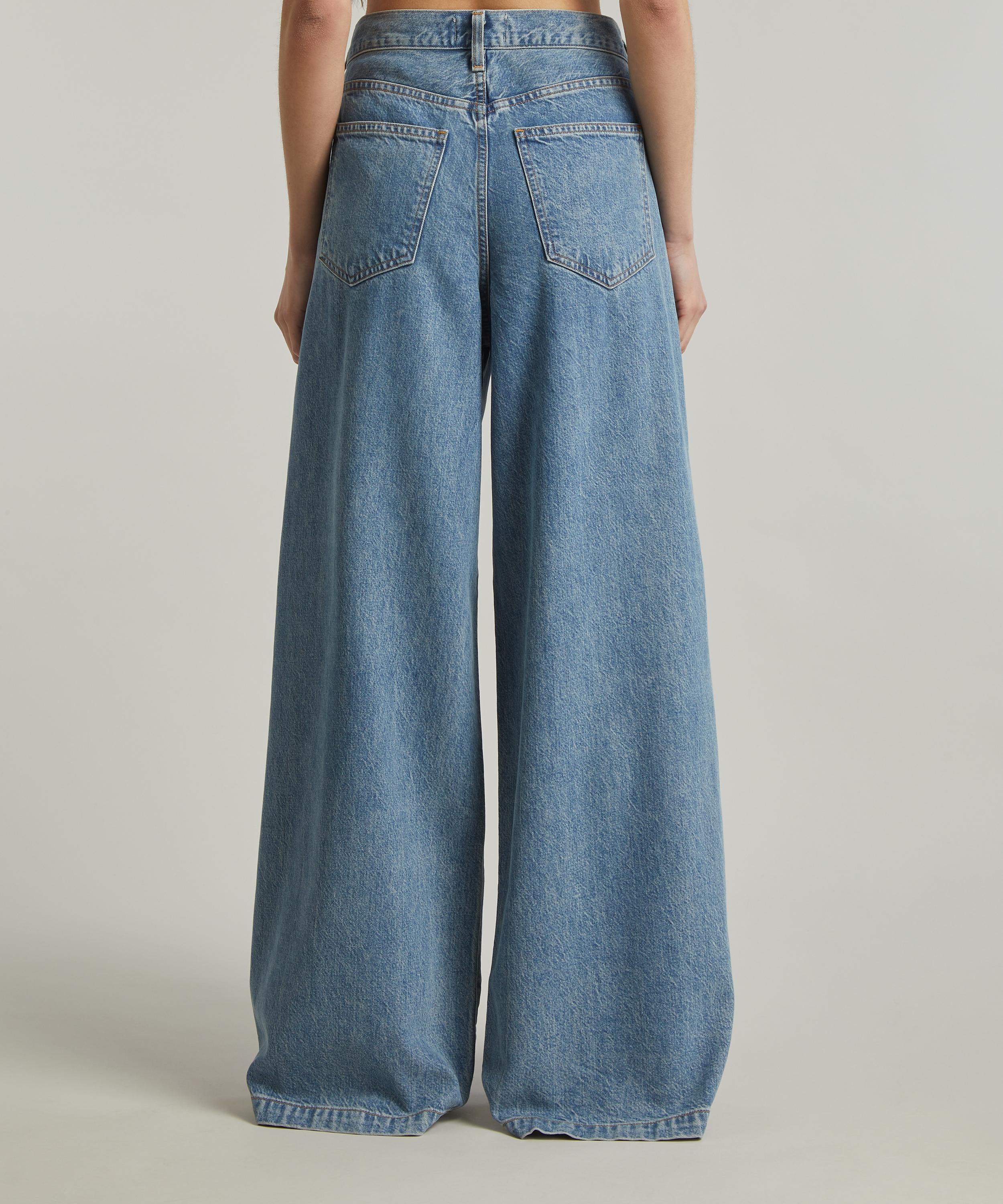 AGOLDE - Ellis Wide-Leg Denim Trousers image number 3