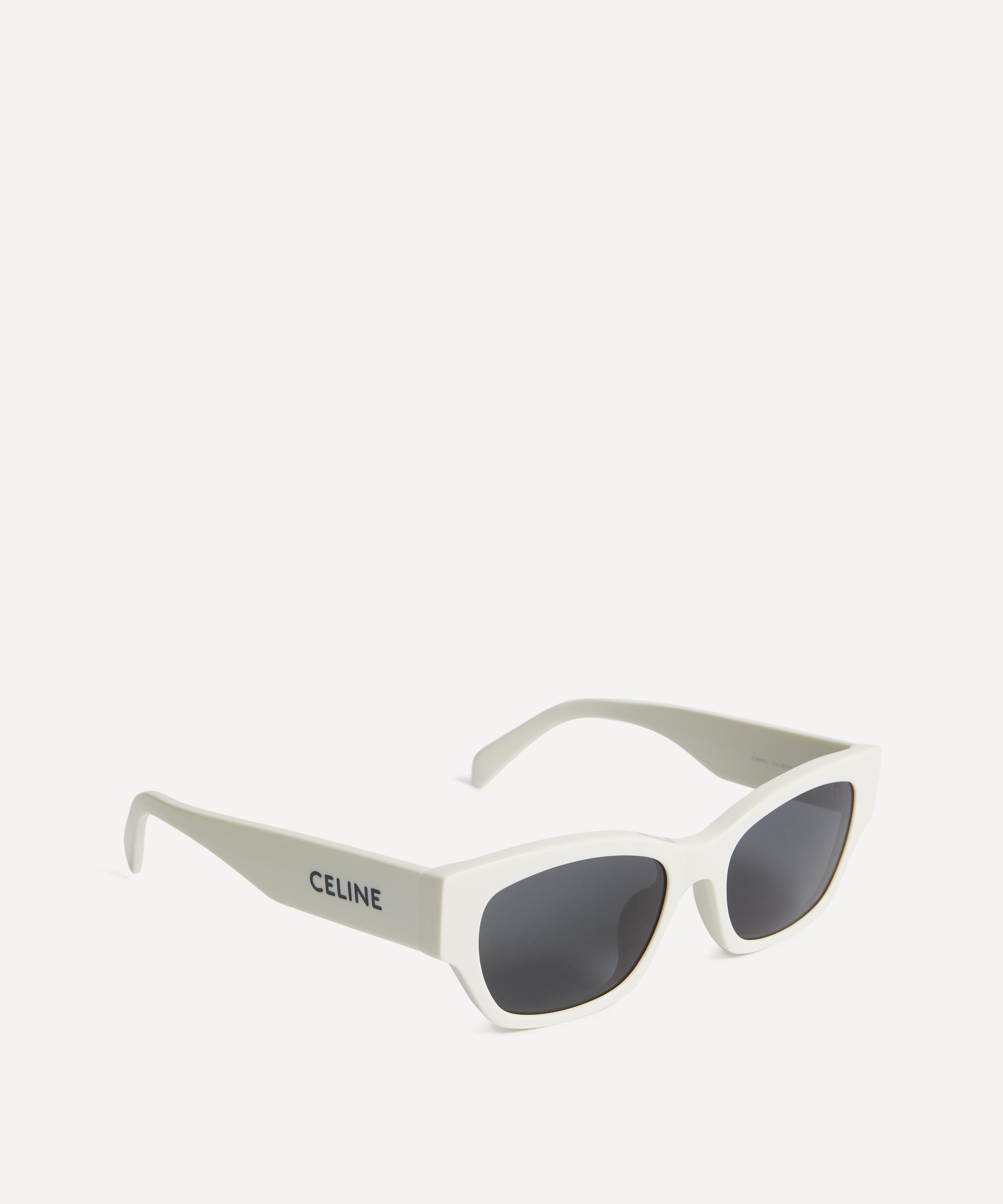 Celine cat hotsell eye sunglasses white