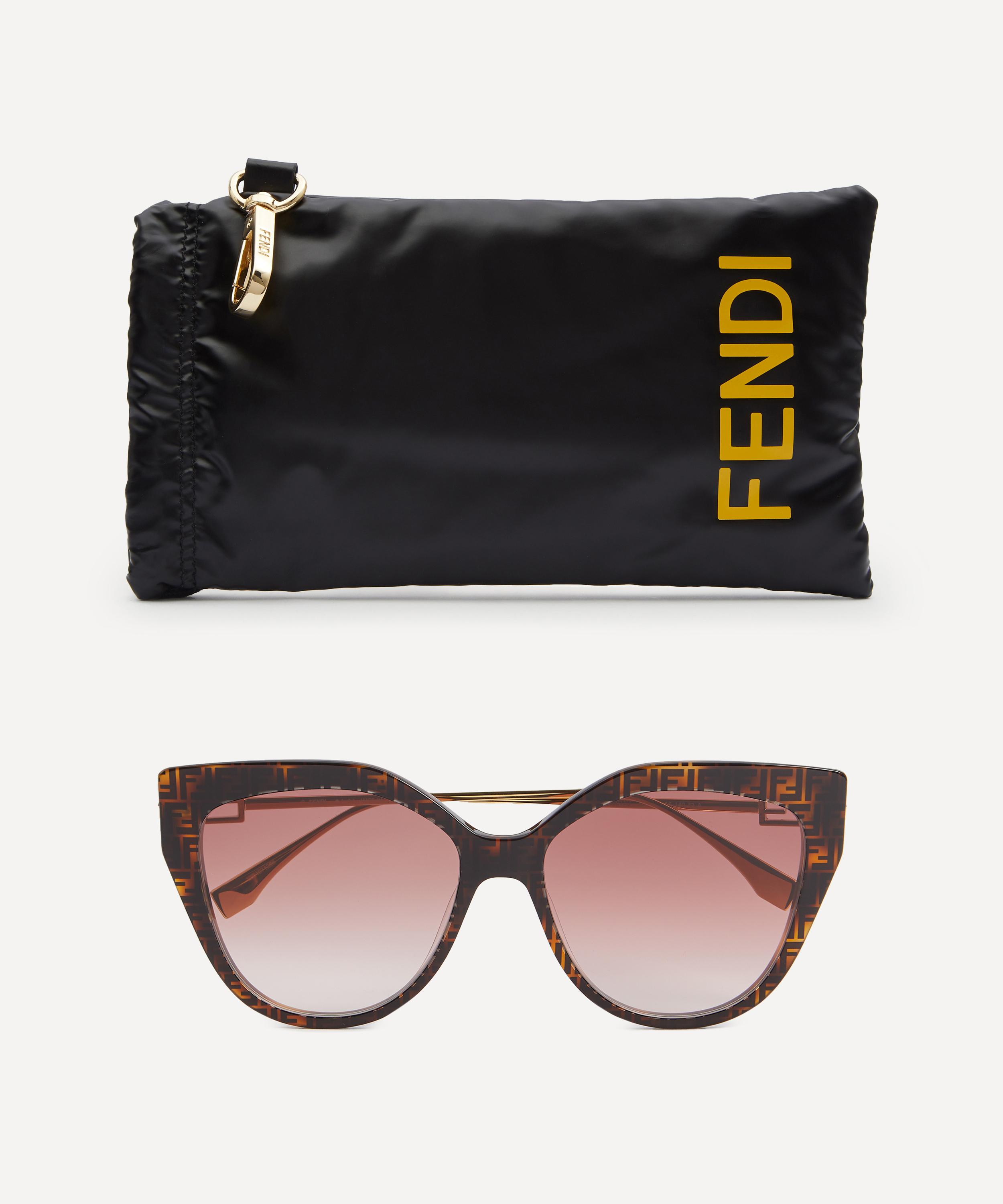 Fendi - Baguette Havana Acetate Sunglasses image number 4