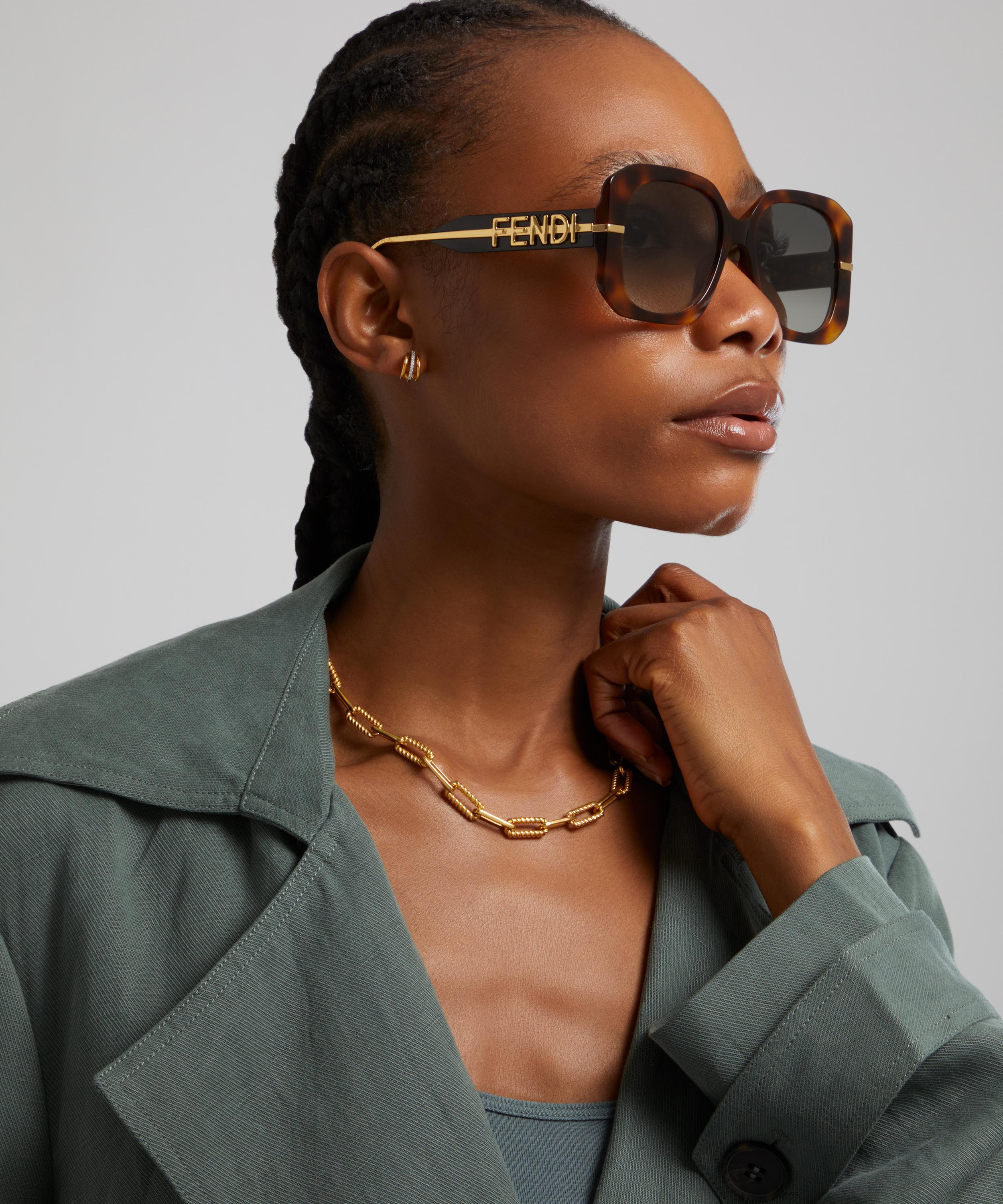 Fendi sunglasses oversized hotsell