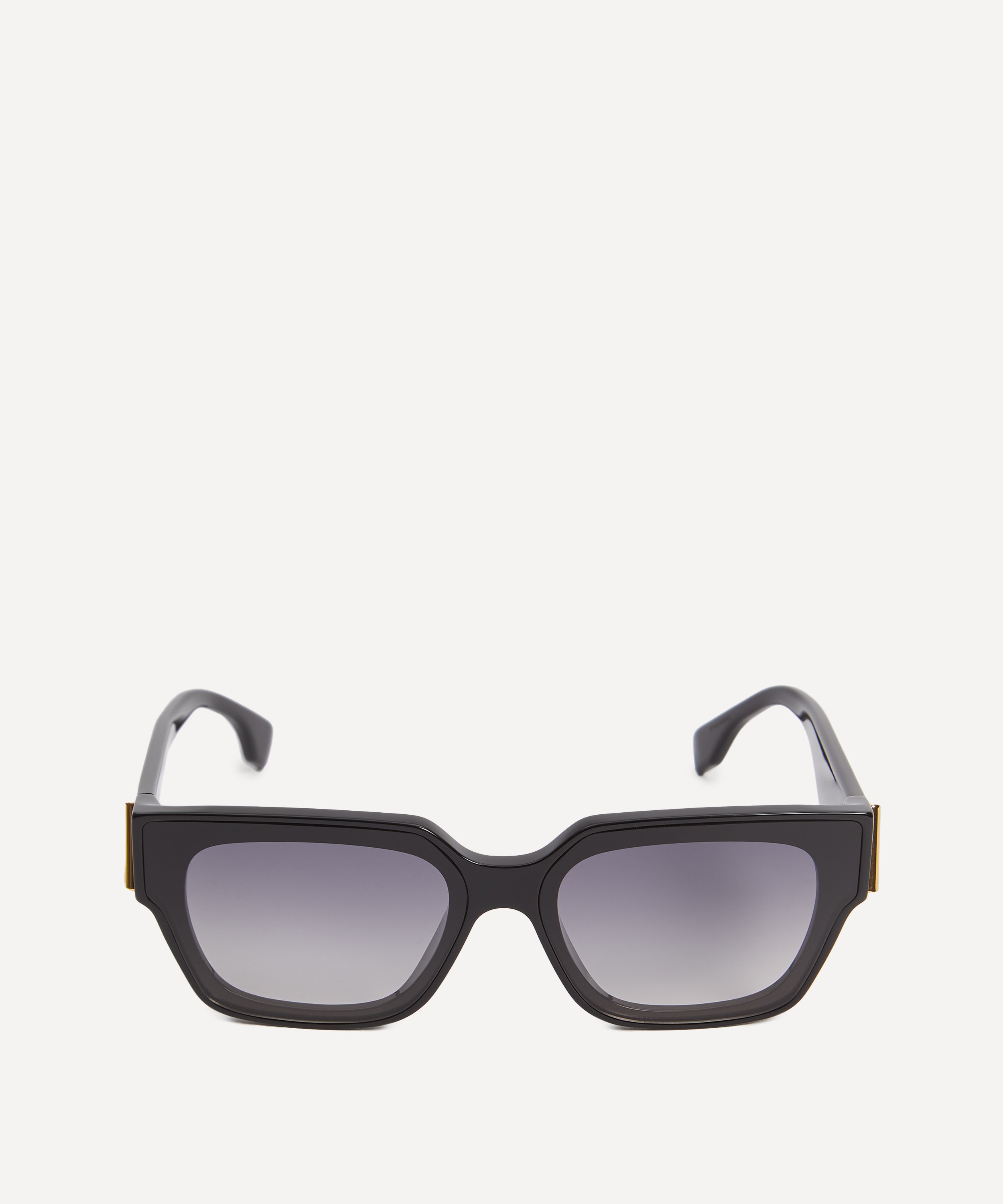 Fendi - Angular Black Acetate Sunglasses image number 0