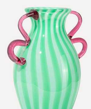 Vaisselle - Candy Stripe Double Handle Vase image number 3