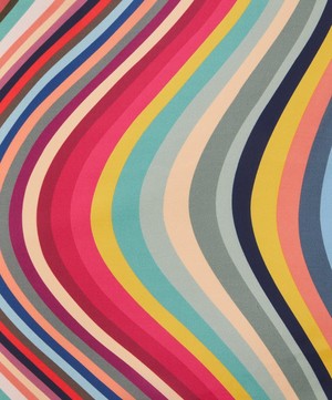 Paul Smith - Multicolour Swirl Square Silk Scarf image number 2