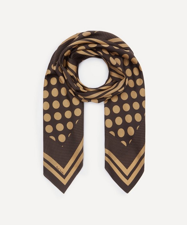 Paul Smith - Polka Dot Silk Scarf image number null