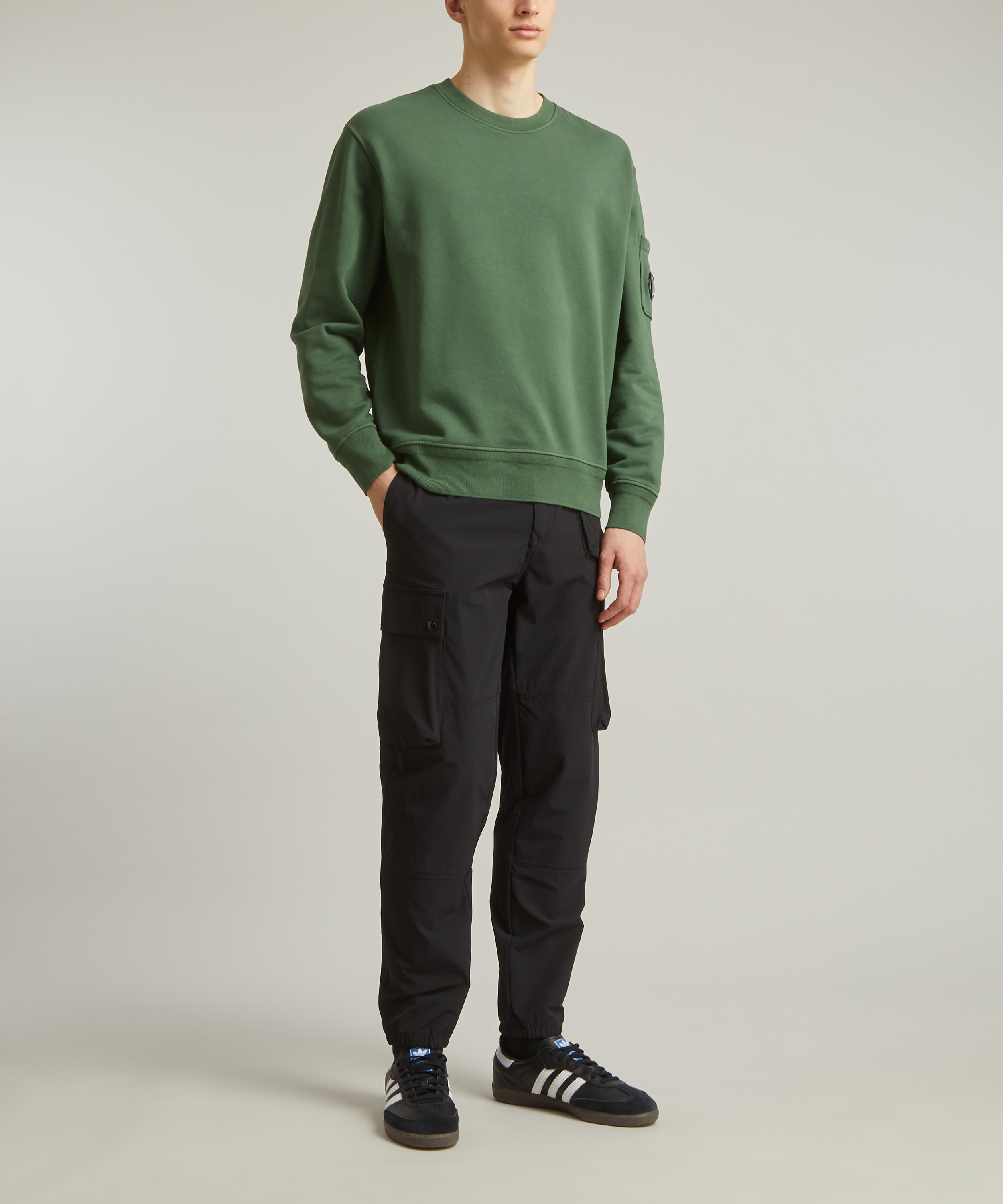 C.P. Company - Diagonal Raised Fleece Sweatshirt image number 1