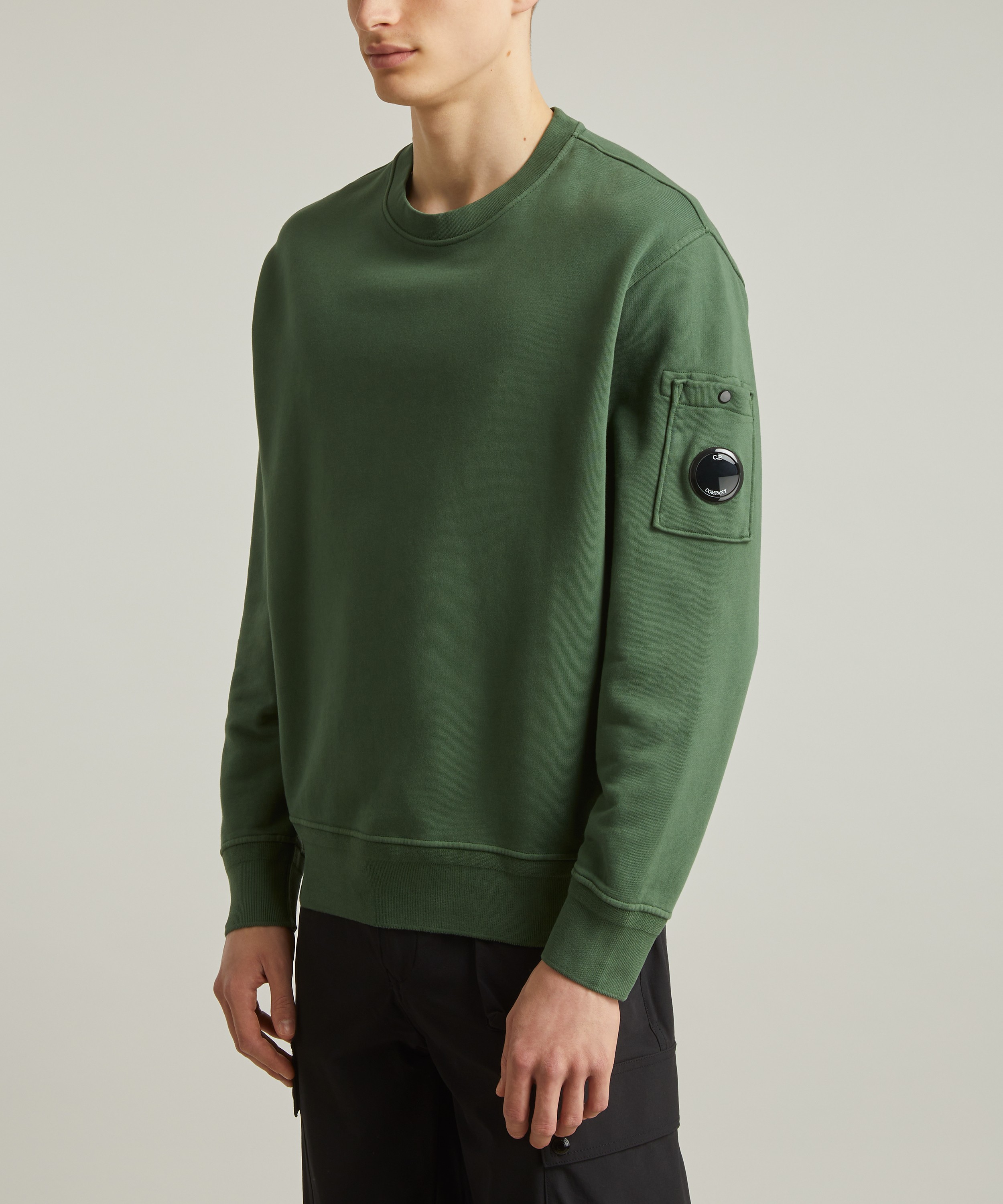 C.P. Company - Diagonal Raised Fleece Sweatshirt image number 2