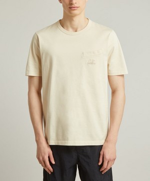 C.P. Company - 30/2 Mercerized Jersey Twisted Pocket T-Shirt image number 2