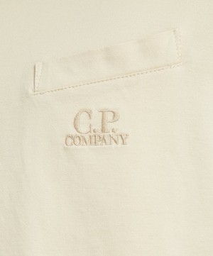 C.P. Company - 30/2 Mercerized Jersey Twisted Pocket T-Shirt image number 4