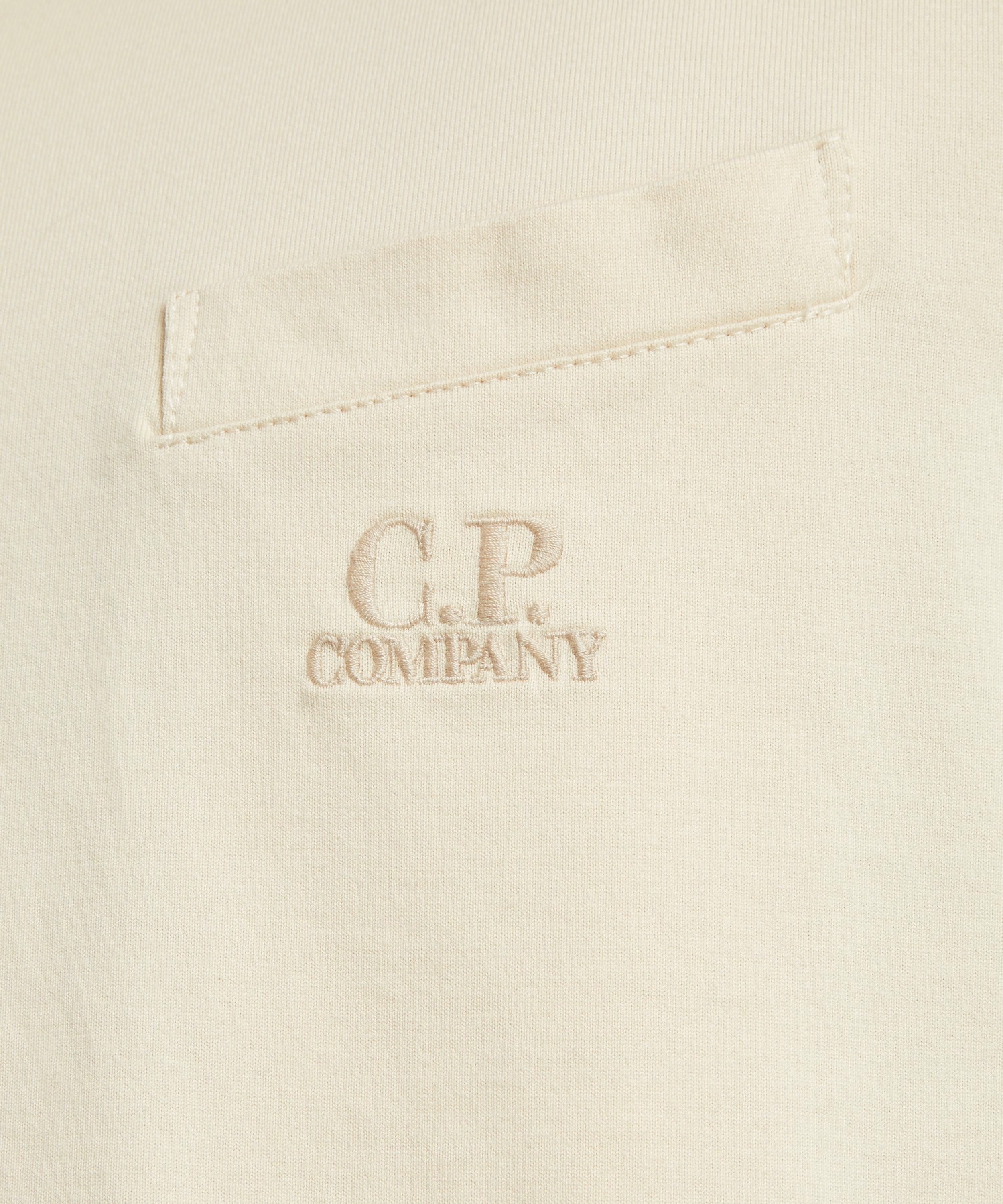 C.P. Company - 30/2 Mercerized Jersey Twisted Pocket T-Shirt image number 4