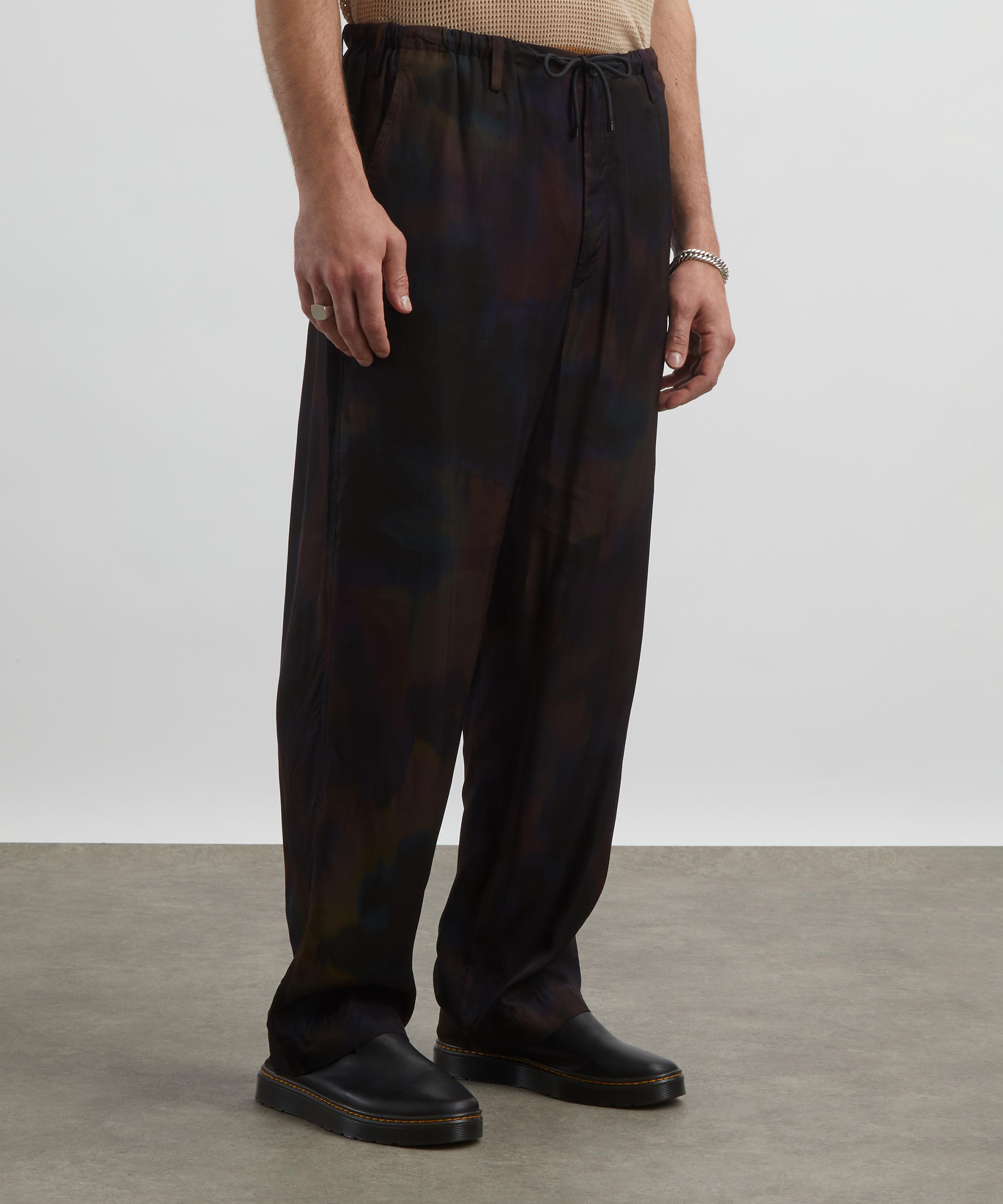 Dries Van Noten - Floral Print Drawstring Trousers image number 2