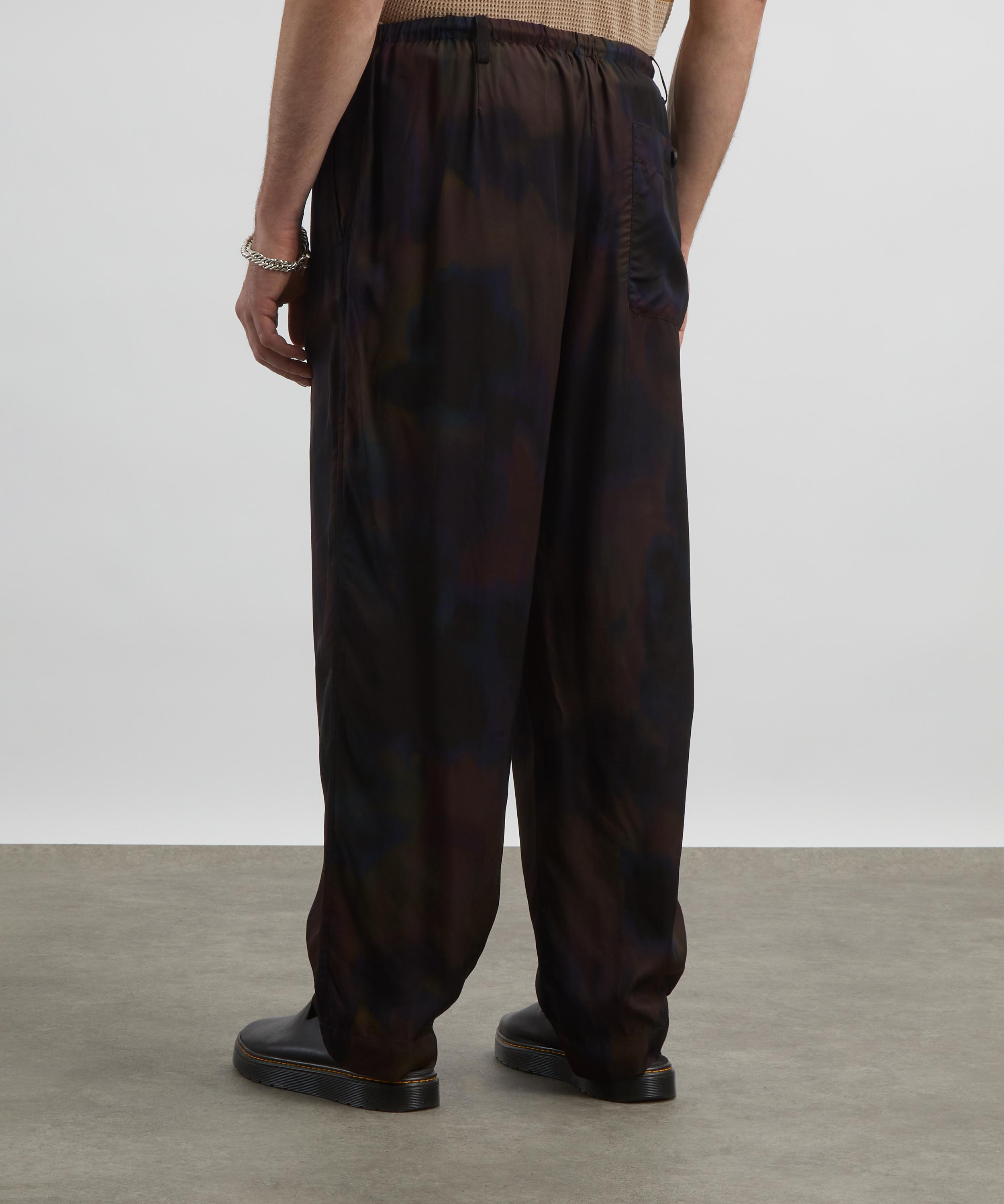 Dries Van Noten - Floral Print Drawstring Trousers image number 3