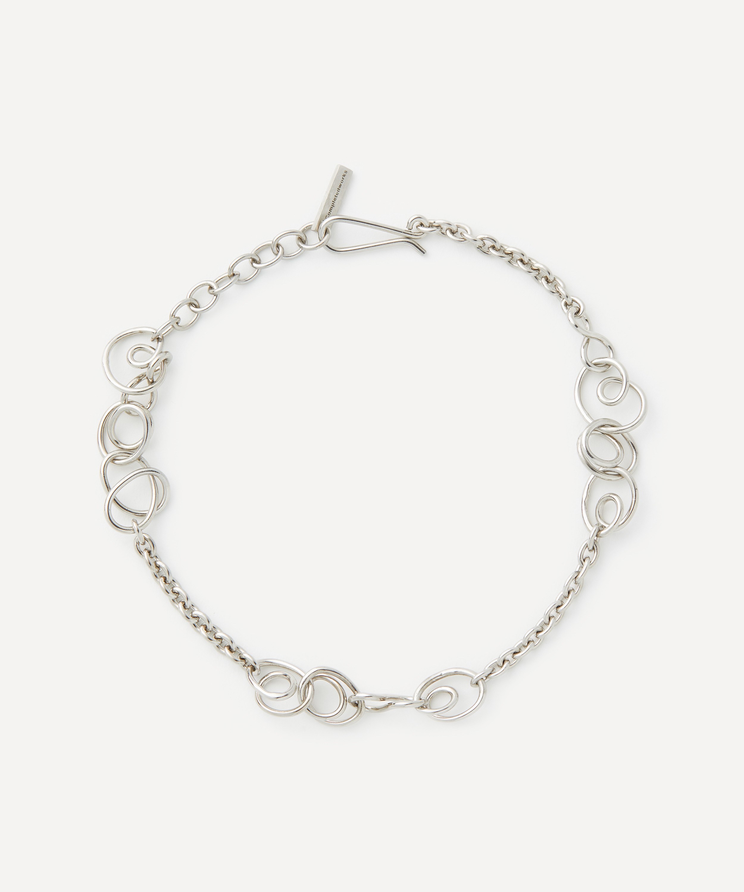 Completedworks - Sterling Silver Mixed Link Chain Necklace