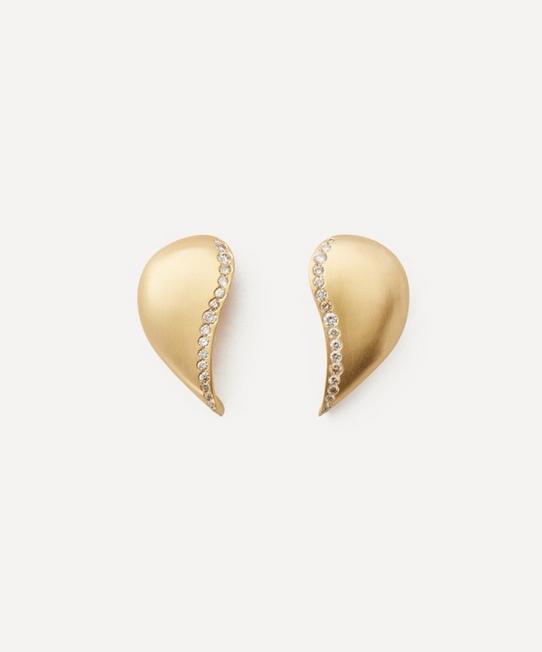 Nada Ghazal - 18ct Gold Fuse Elegance Stud Earrings image number null